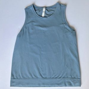 Athleta In Motion Seamless Tank Blue
